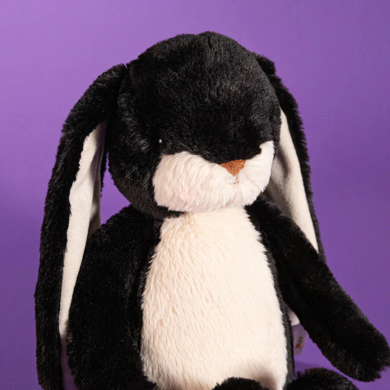 Little Floppy Nibble Bunny Plush - Black - Image 2