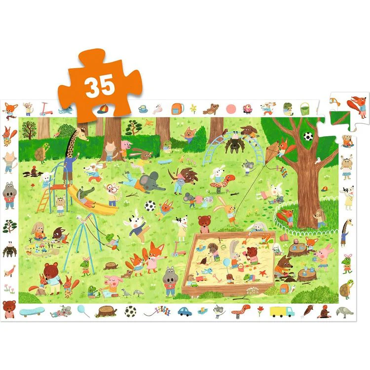 Little Friends' Garden 35 Piece Observation Puzzle & Poster - Image 2