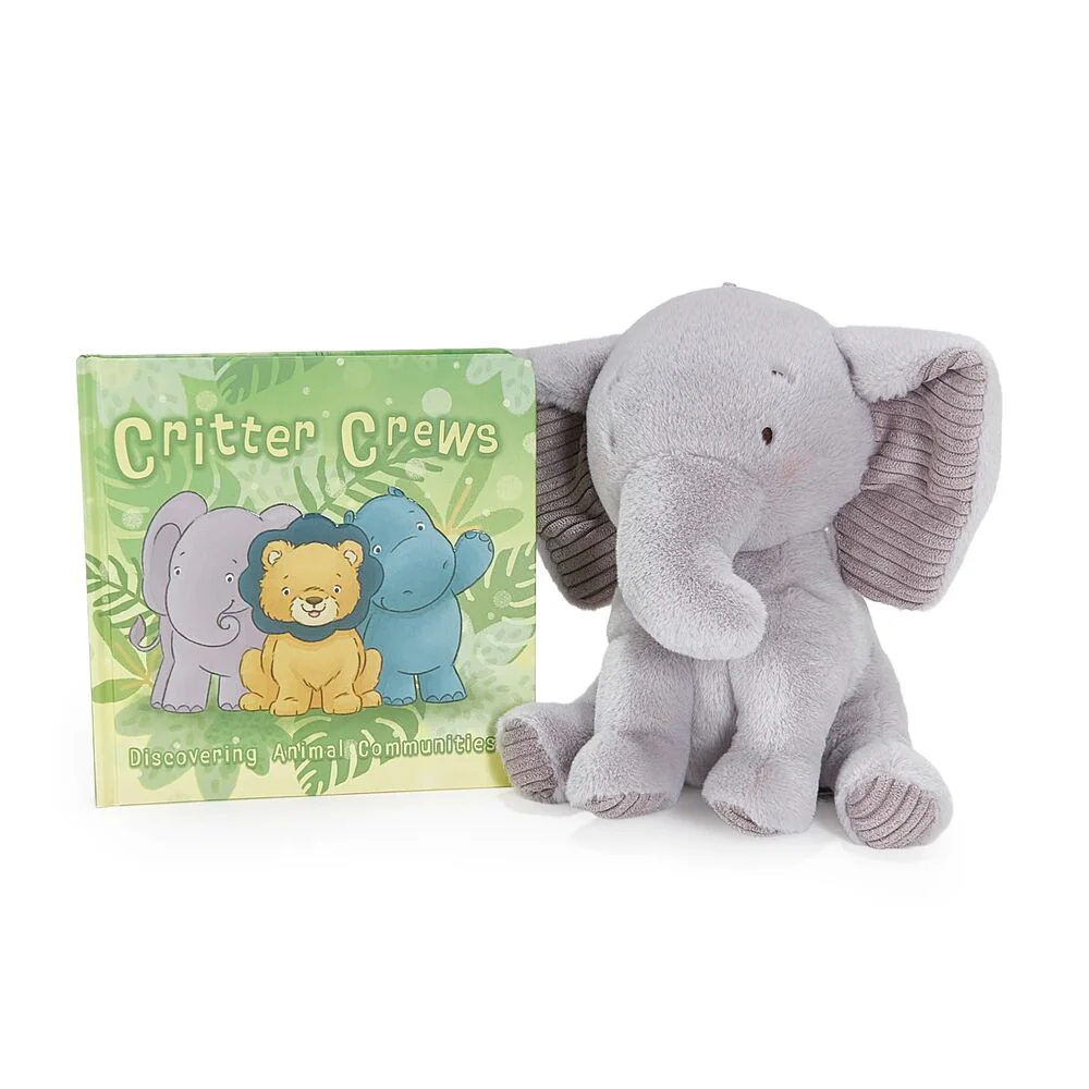 Little Penny the Elephant Plush & Book Bundle