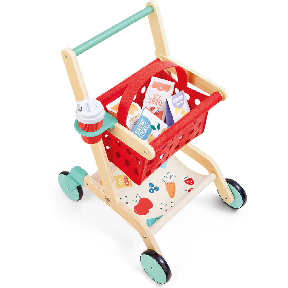 Little Shopper's Shopping Cart with Basket - Image 7