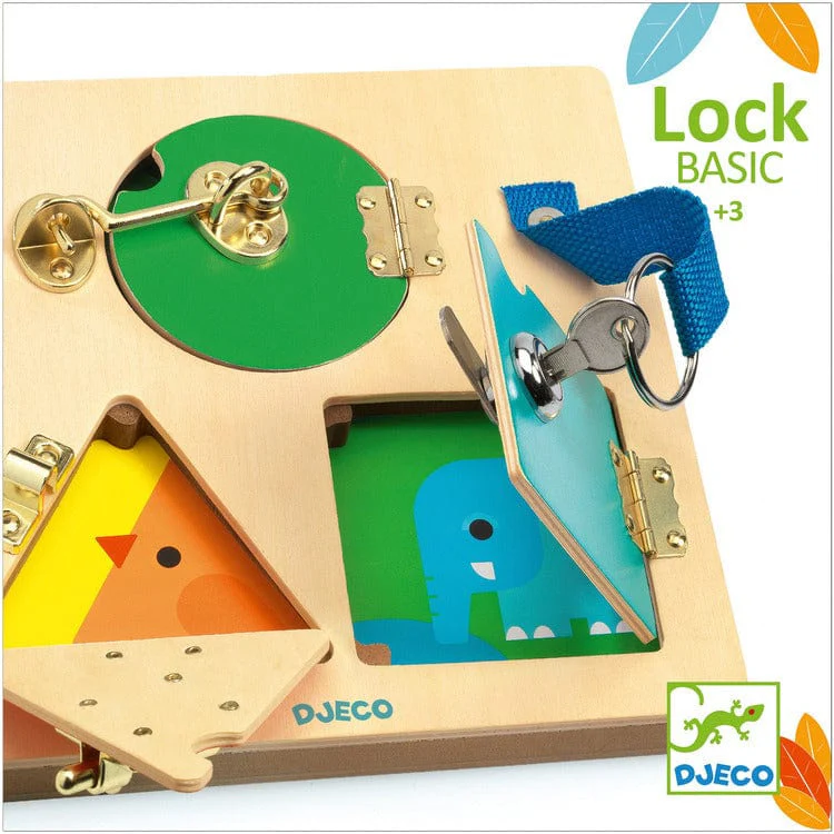 LockBasic Locking and Unlocking Wooden Skill Board - Image 4
