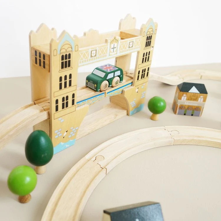 London Wood Train Set – 120 Pieces - Image 6