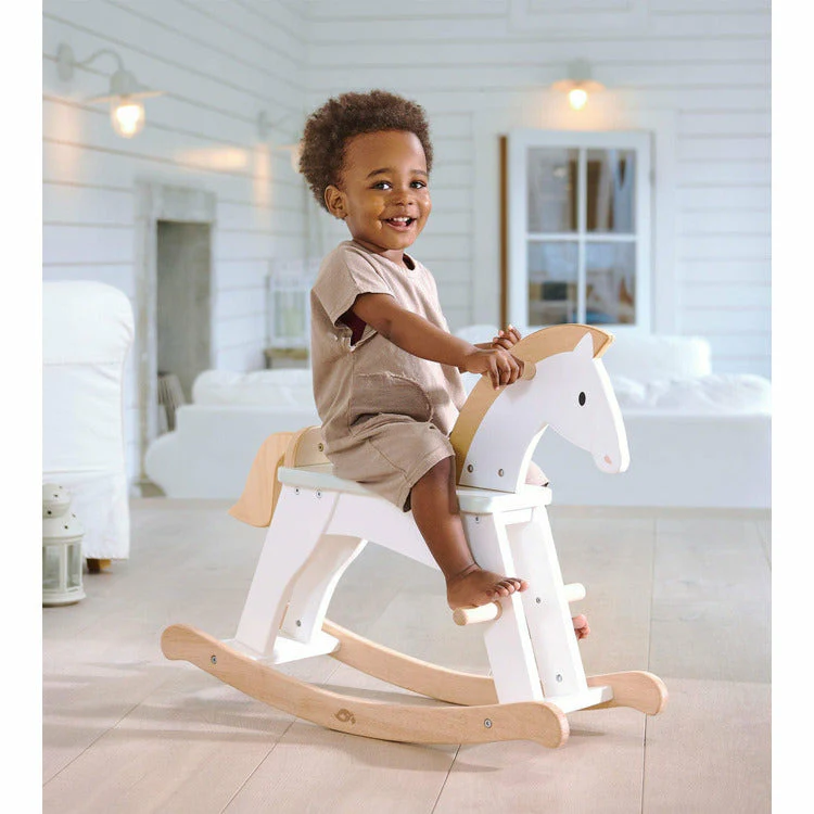 Lucky Wooden Rocking Horse - Image 4