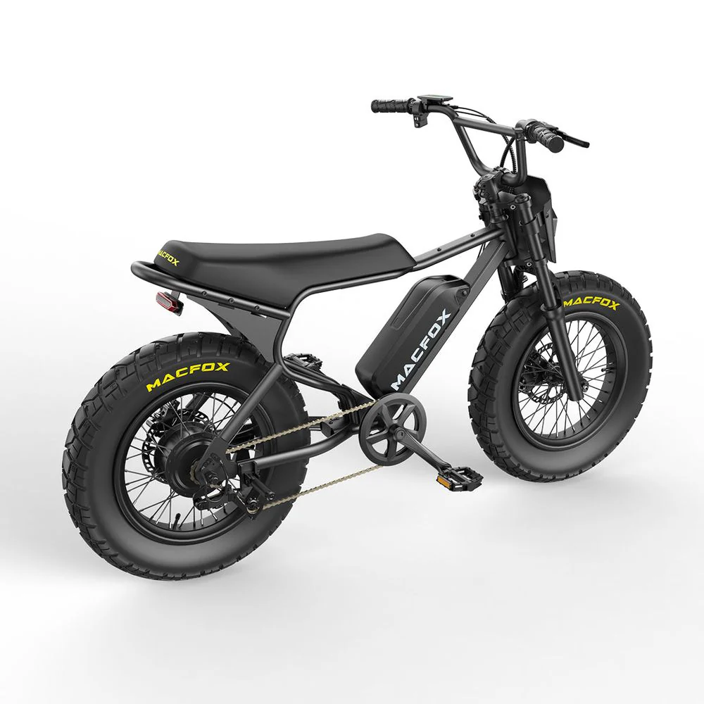 Macfox X7 Electric Bike - Black - Image 4