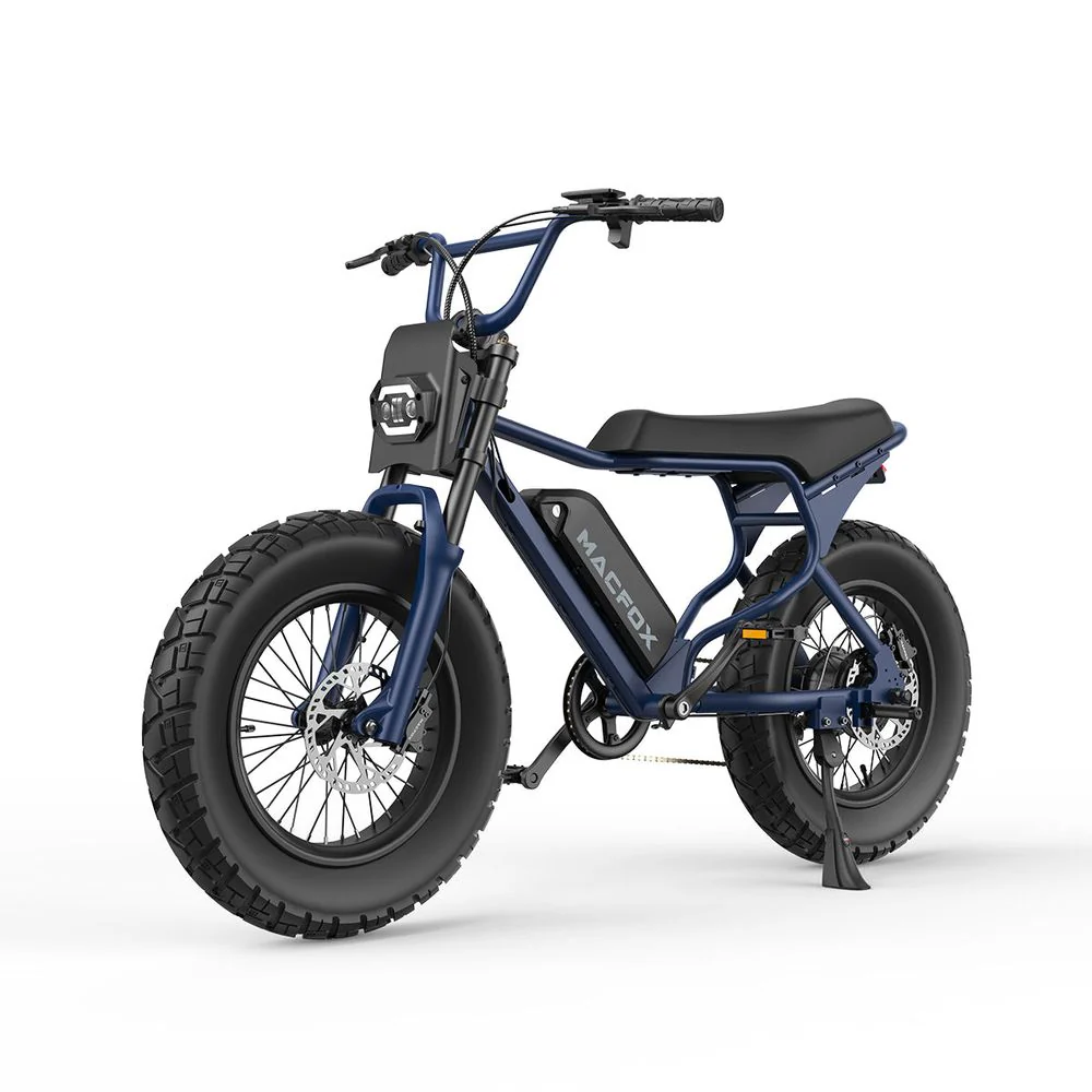Macfox X7 Electric Bike - Navy Blue