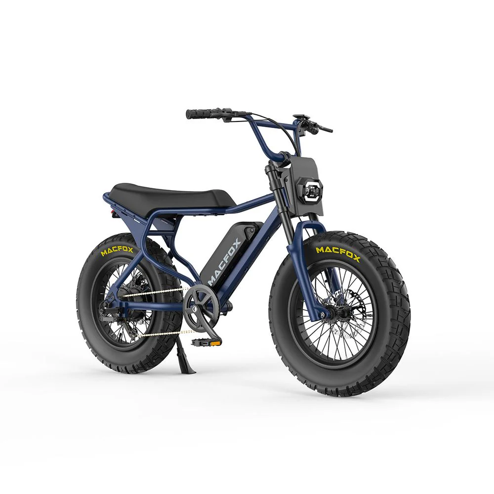 Macfox X7 Electric Bike - Navy Blue - Image 2
