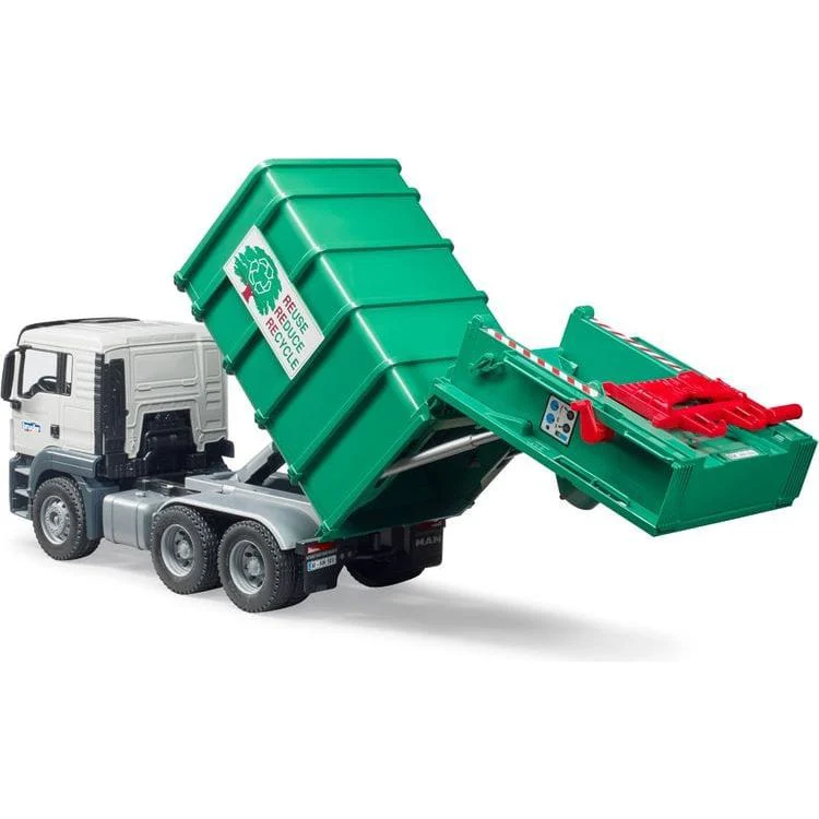 MAN TGS Rear Loading Garbage Truck (Green) - Image 6