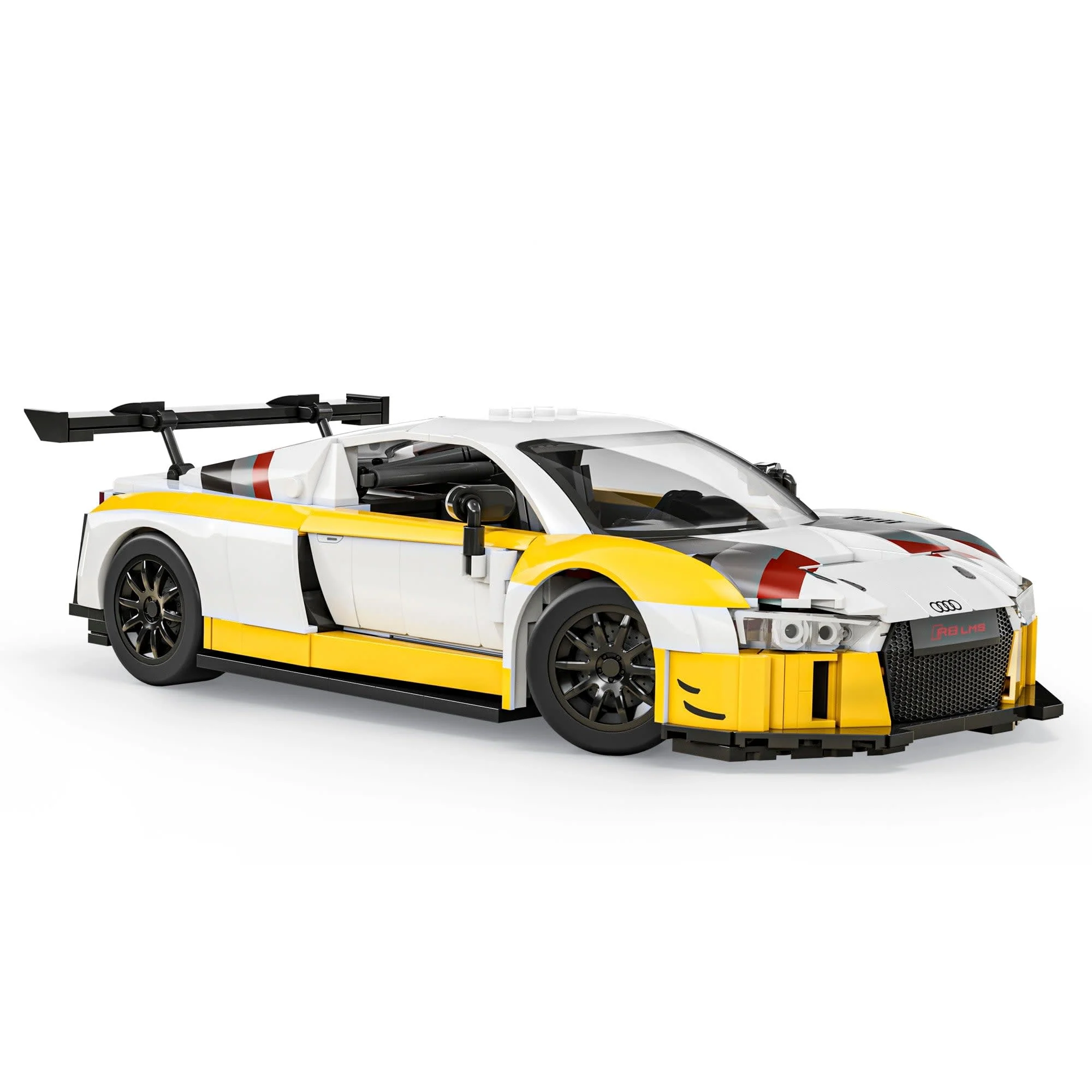 Mattel Brick Shop Hot Wheels ‘15 Audi R8 LMS Building Set - Image 2