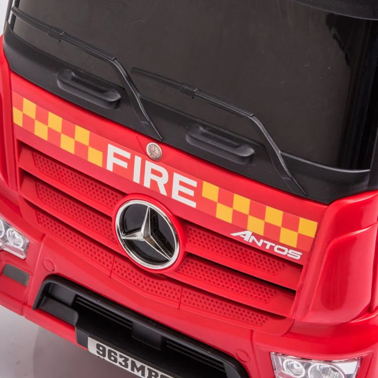 Mercedes Benz Antos Foot to Floor Fire Truck Ride On - Image 9
