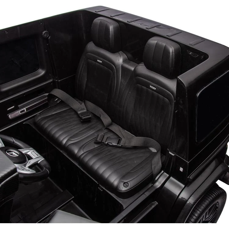 Mercedes G-Wagon 24V 4x4 2-Seater Ride on Car - Black - Image 8