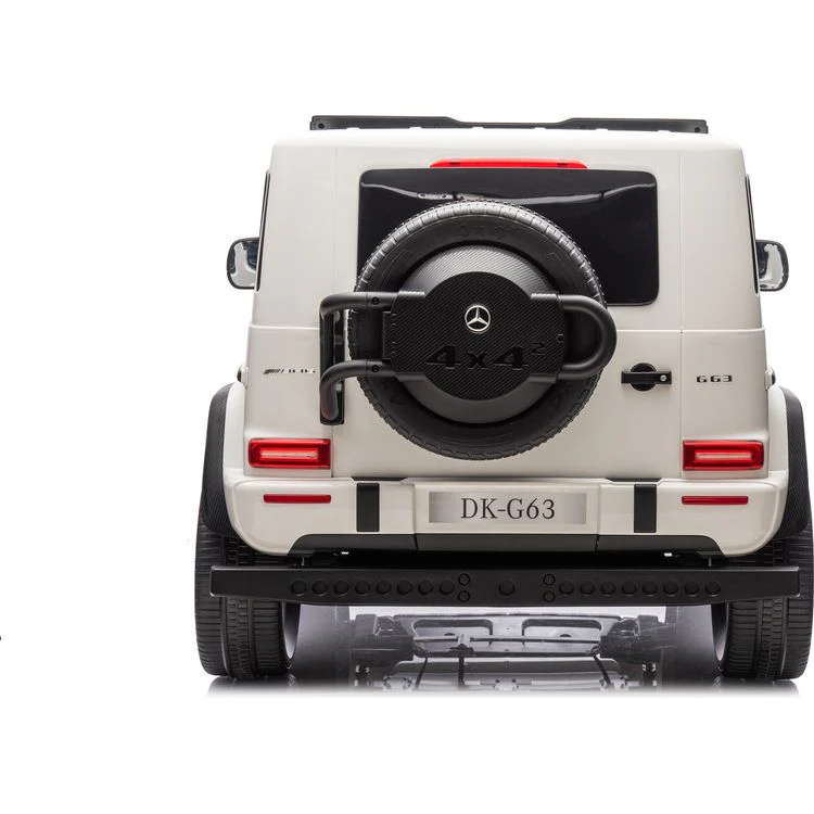 Mercedes G-Wagon 24V 4x4 2-Seater Ride on Car - White - Image 10