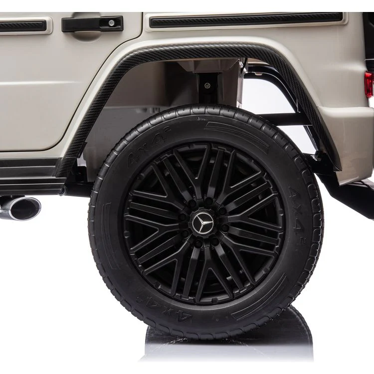 Mercedes G-Wagon 24V 4x4 2-Seater Ride on Car - White - Image 4