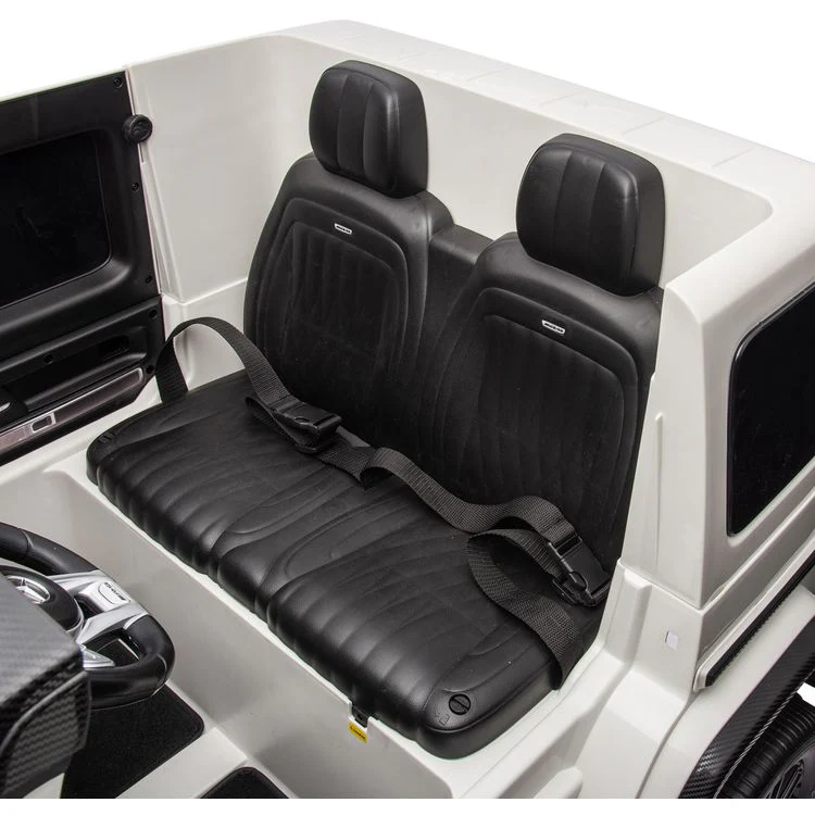 Mercedes G-Wagon 24V 4x4 2-Seater Ride on Car - White - Image 7
