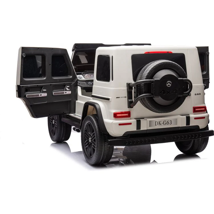 Mercedes G-Wagon 24V 4x4 2-Seater Ride on Car - White - Image 9