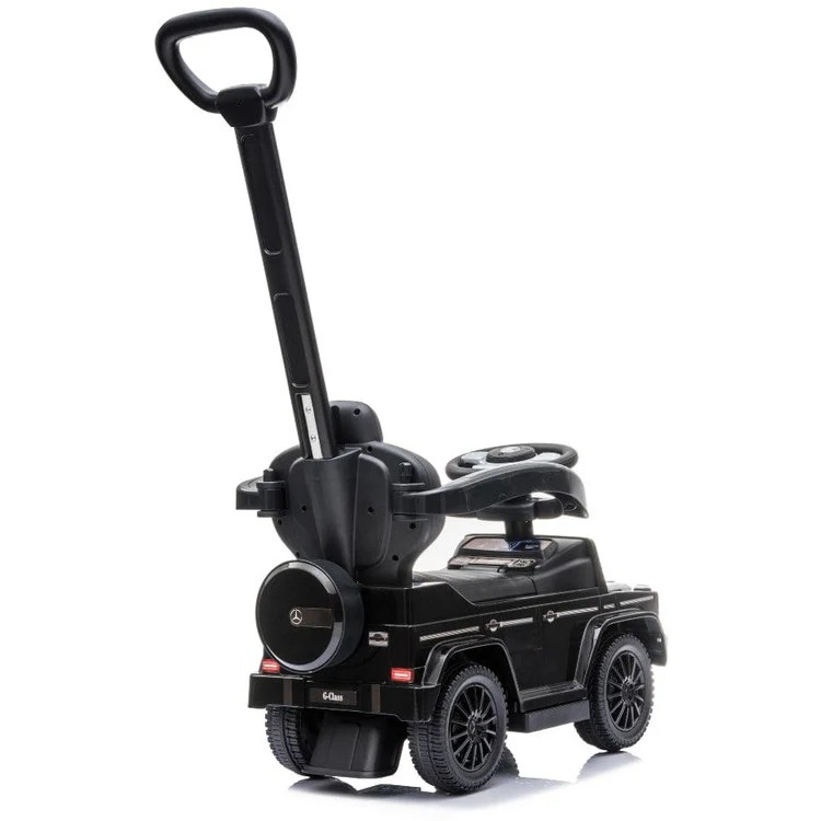 Mercedes G-Wagon 3 In 1 Push Car - Black - Image 4