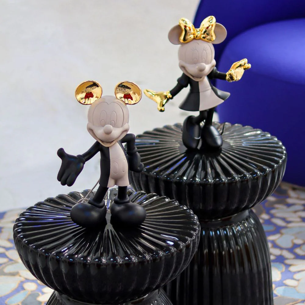 Mickey Mouse 12" Kelly Hoppen Figurine - Black, Taupe & Gold - Image 5