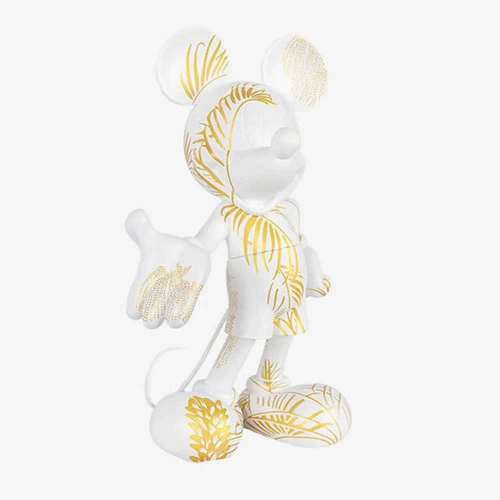 Mickey Mouse 12" Star Style Martyn Lawrence Bullard Figurine - White & Gold - Image 8