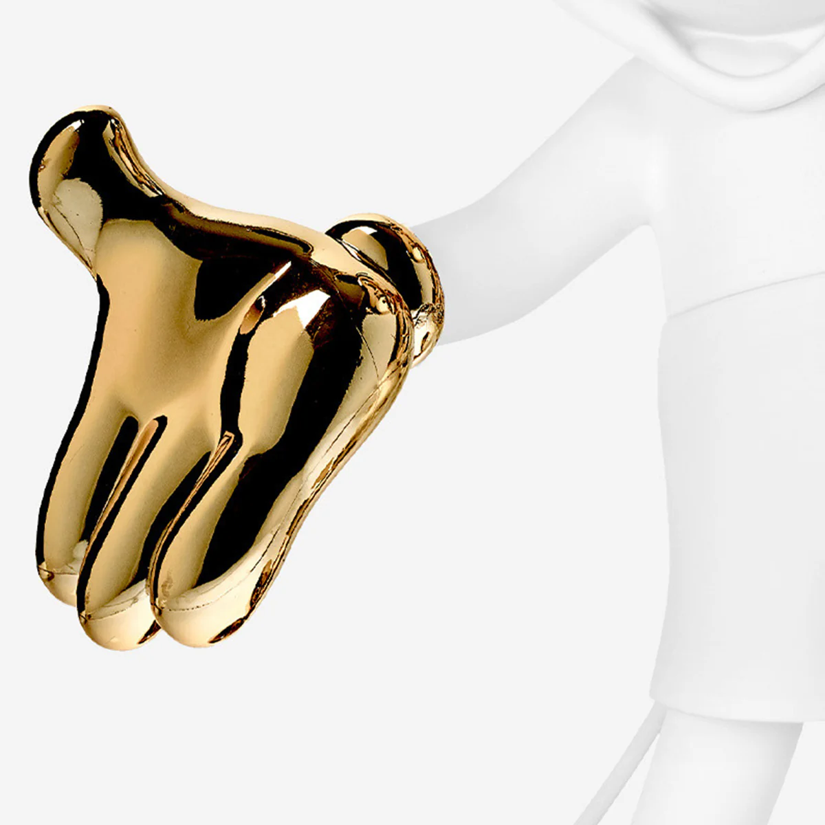 Mickey Mouse Figure White & Gold - 23.6" - Image 3