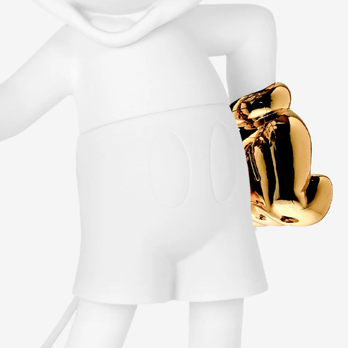 Mickey Mouse Figure White & Gold - 23.6" - Image 4