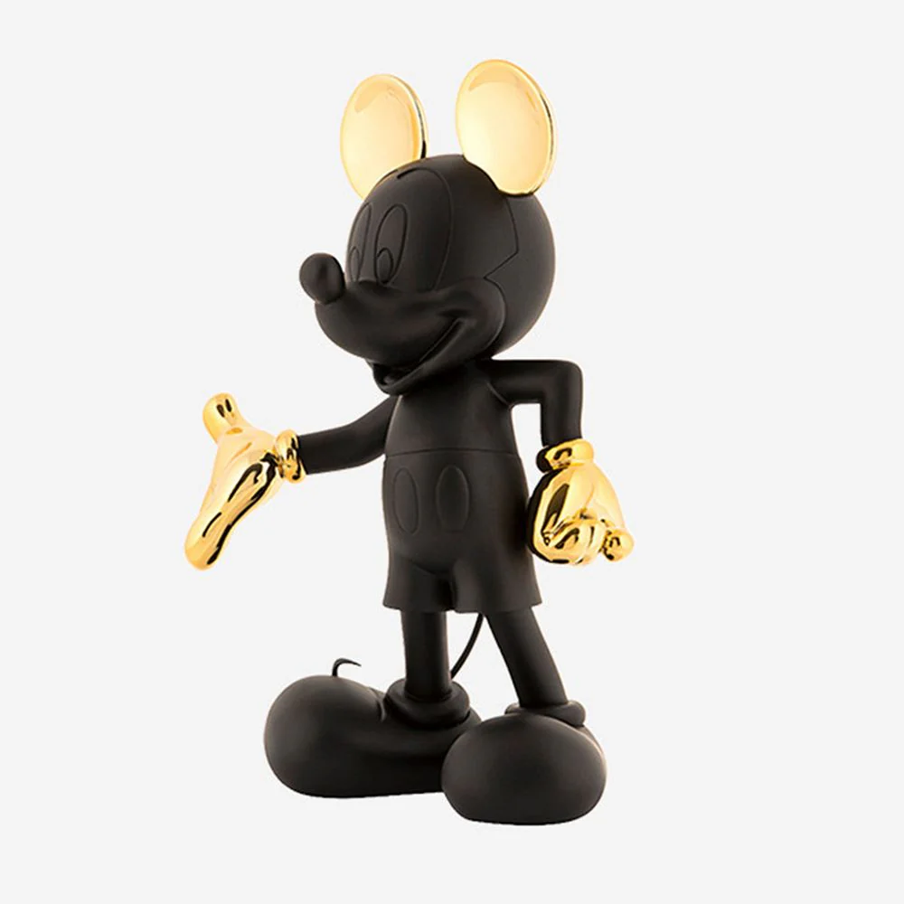 Mickey Mouse Welcome 12" Studio Figurine - Black & Gold - Image 4