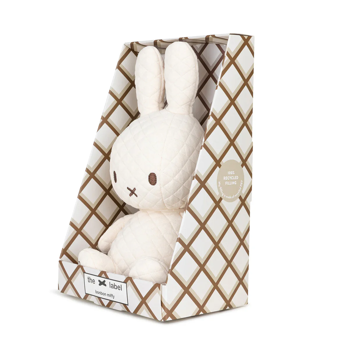 Miffy Cream Bonbon Sitting Plush in Giftbox - 9" - Image 3