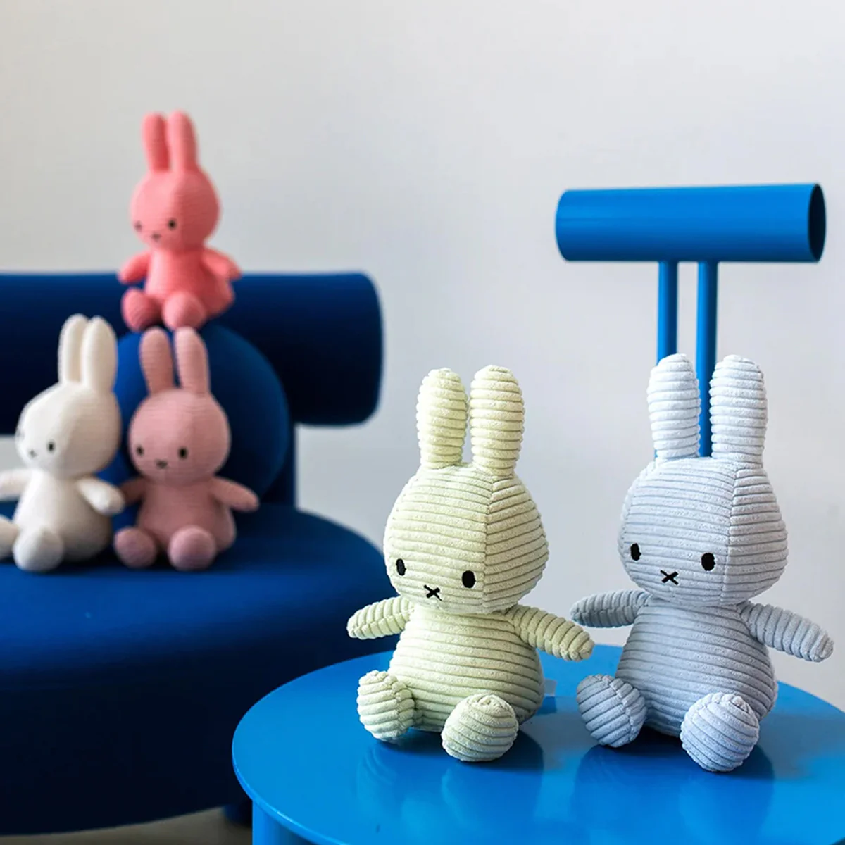 Miffy ECO Corduroy Fresh Mint Plush - 9" - Image 2