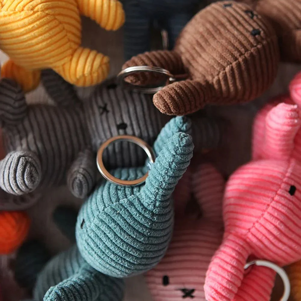 Miffy ECO Corduroy Keychain - Pink - Image 3