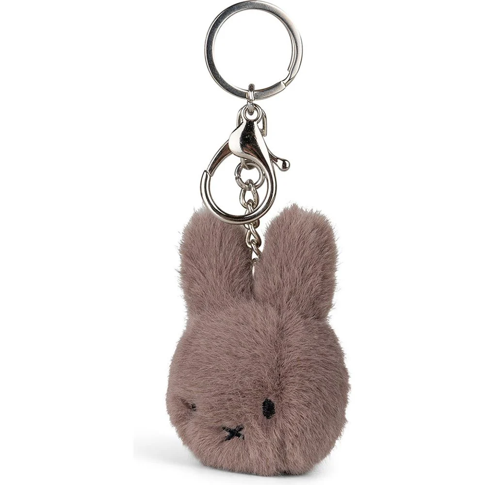 Miffy ECO Fuzzy Keychain - Taupe - Image 4