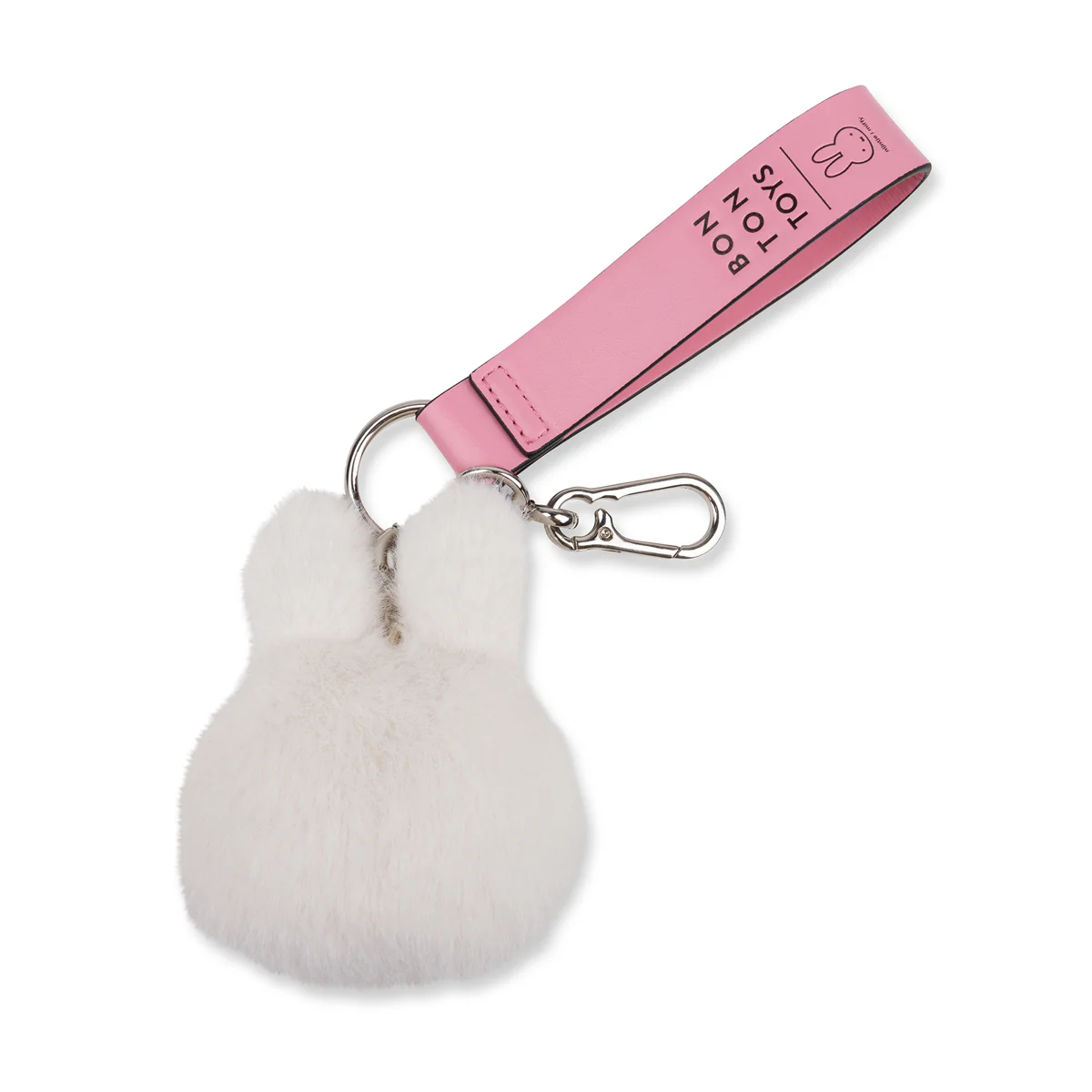 Miffy Off-White ECO Fuzzy Bag Charm - 4.5" - Image 3