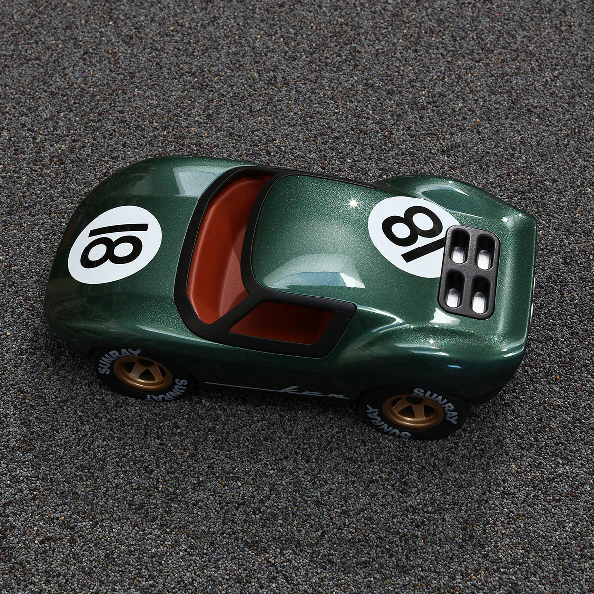 Mini Ken Rogers Toy Car - Metallic Green - Image 2