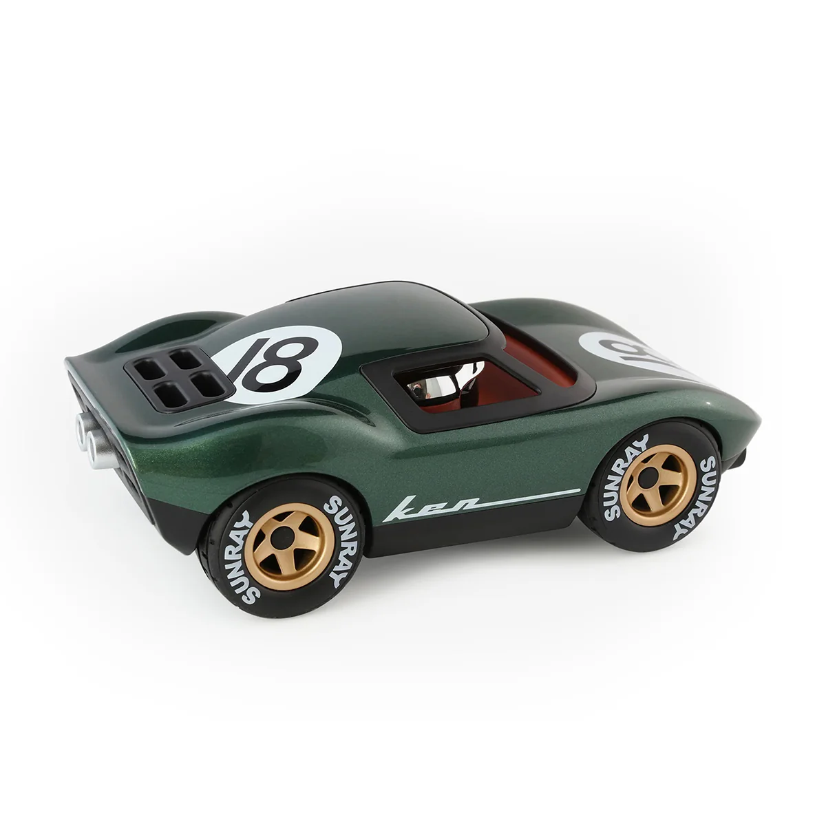 Mini Ken Rogers Toy Car - Metallic Green - Image 4