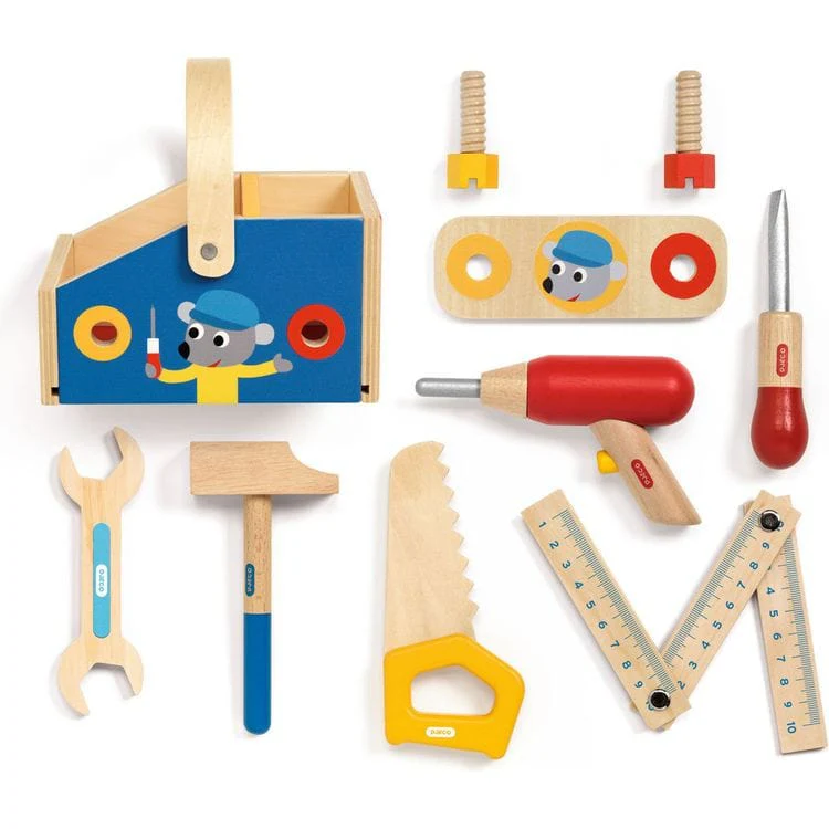 Minibrico Pretend Play Wooden Toolbox - Image 3