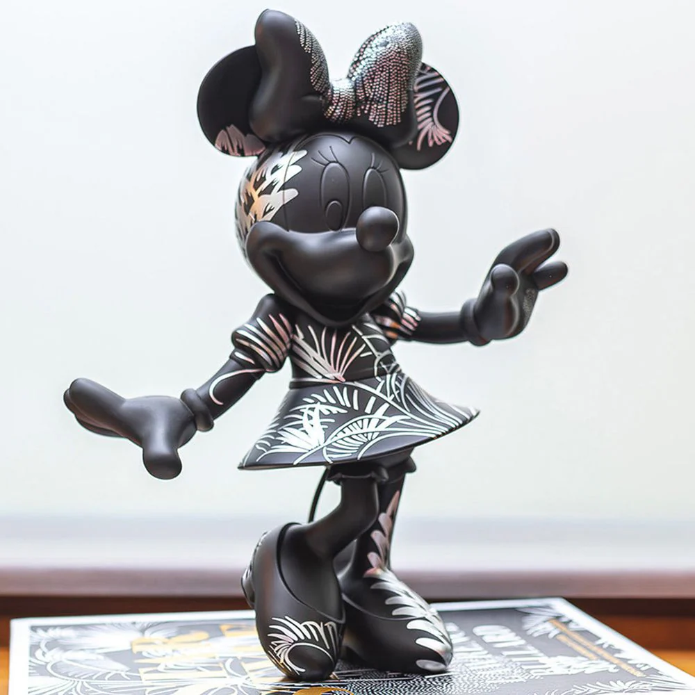Minnie Mouse 12" Star Style Martyn Lawrence Bullard Figurine - Black & Silver - Image 2