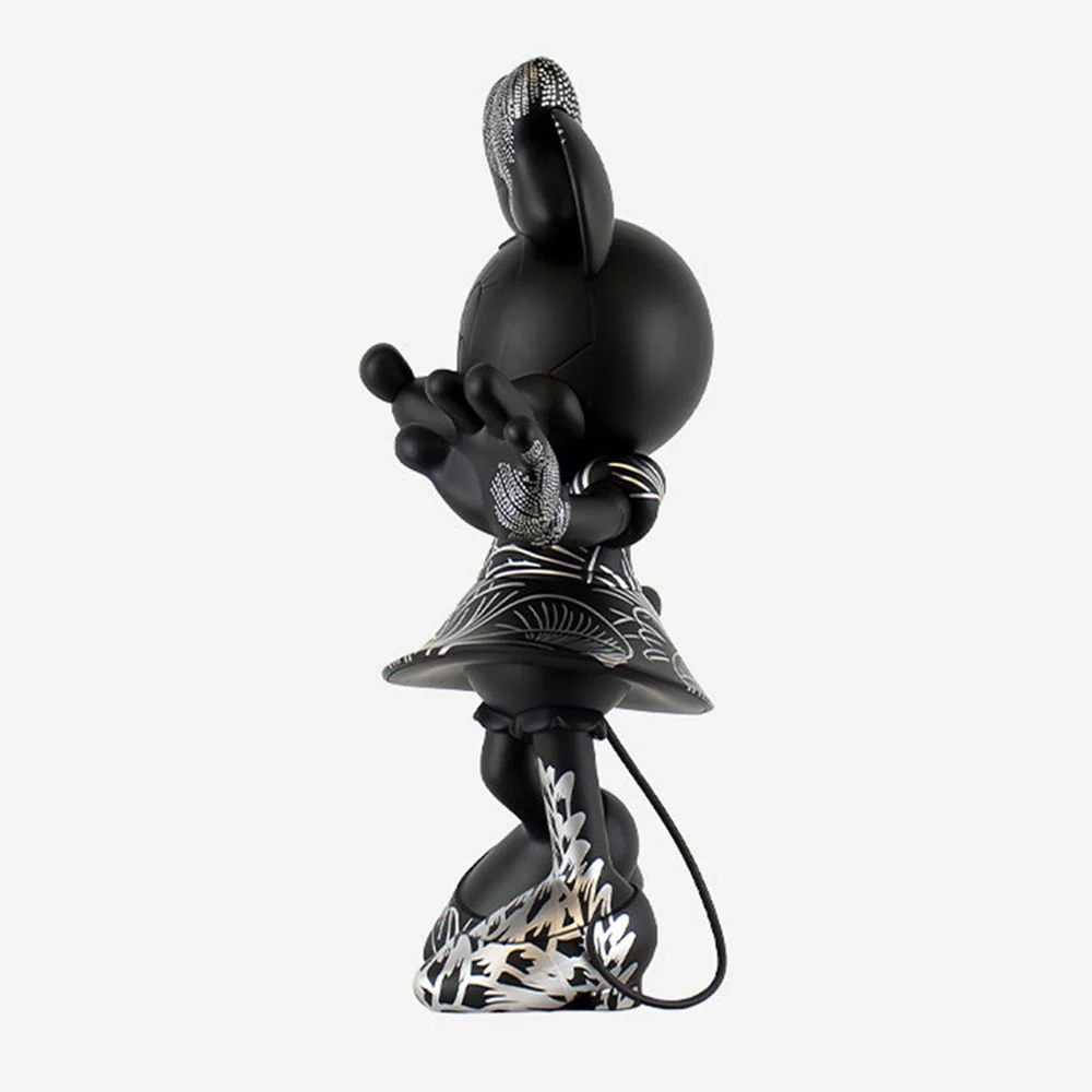 Minnie Mouse 12" Star Style Martyn Lawrence Bullard Figurine - Black & Silver - Image 4