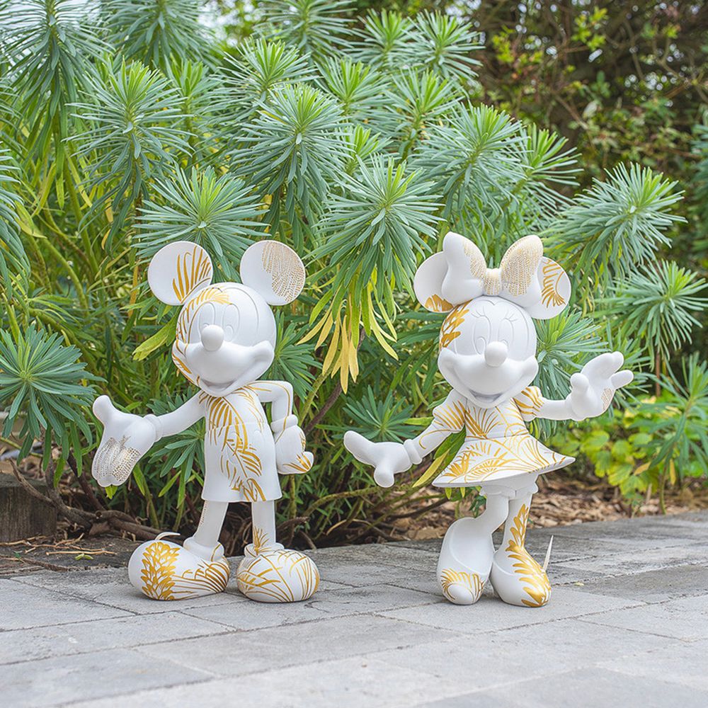 Minnie Mouse 12" Star Style Martyn Lawrence Bullard Figurine - White & Gold - Image 2