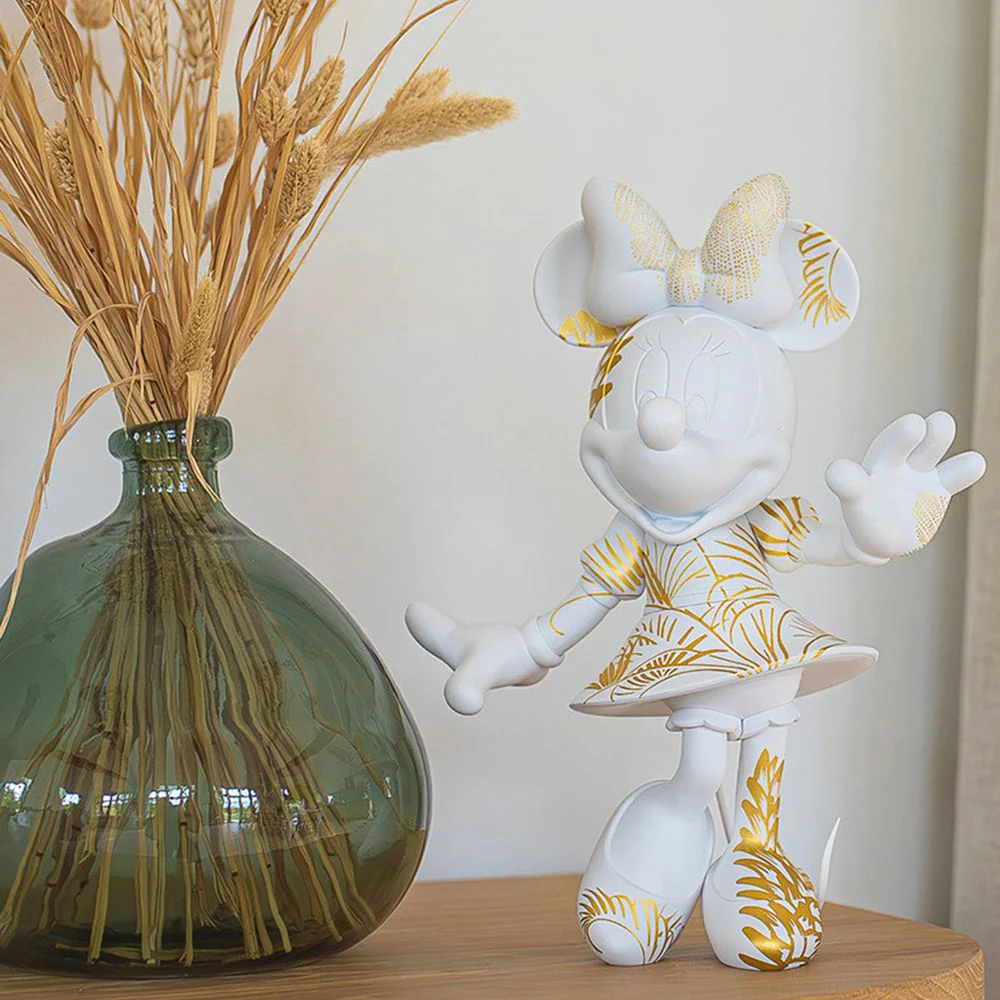 Minnie Mouse 12" Star Style Martyn Lawrence Bullard Figurine - White & Gold - Image 3
