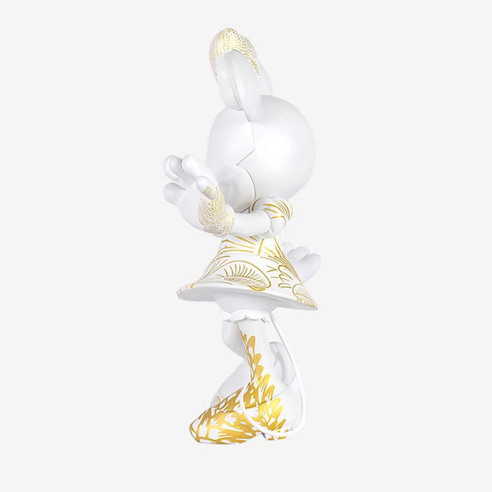 Minnie Mouse 12" Star Style Martyn Lawrence Bullard Figurine - White & Gold - Image 6
