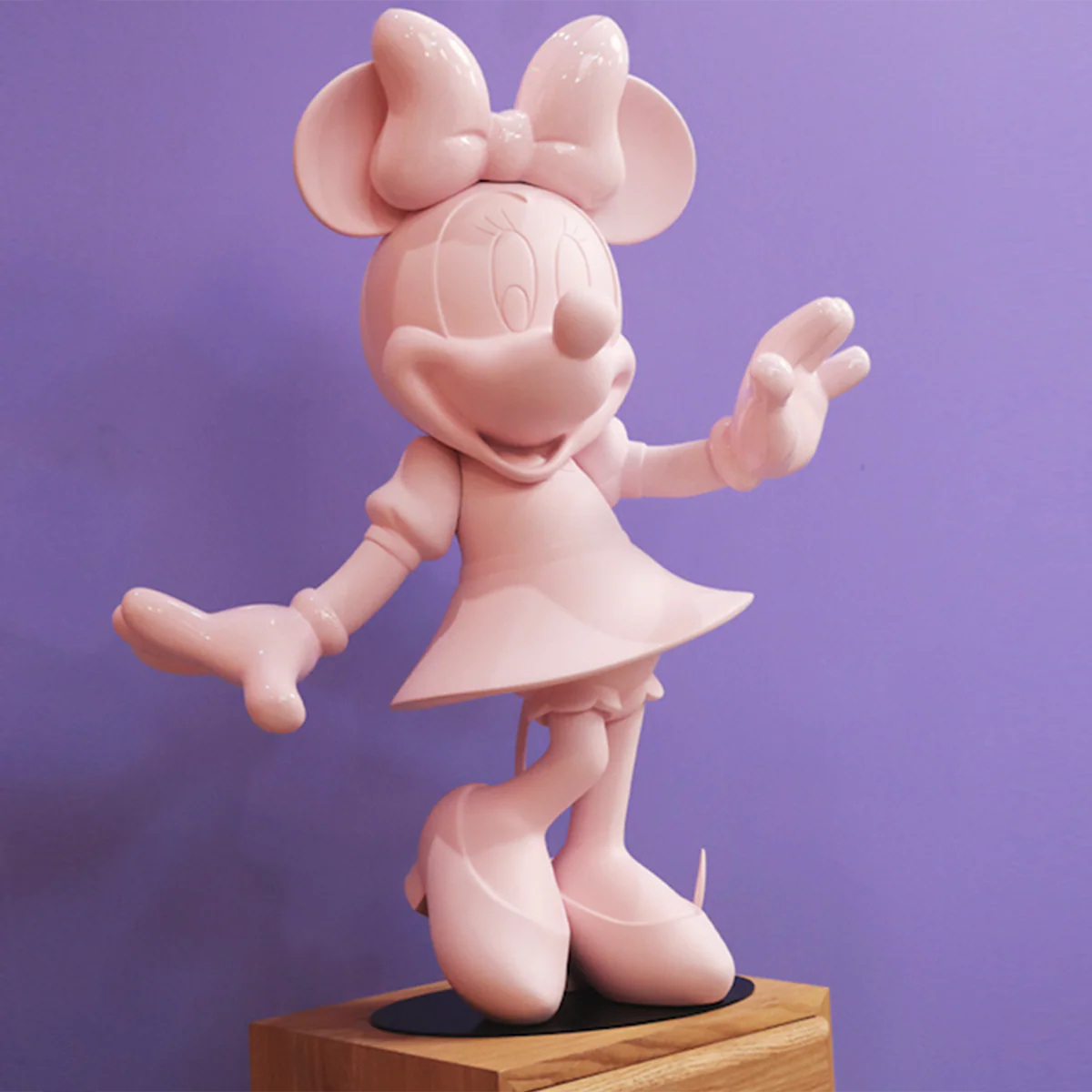 Minnie Mouse Figure Pastel Pink - 24.4" - Image 2