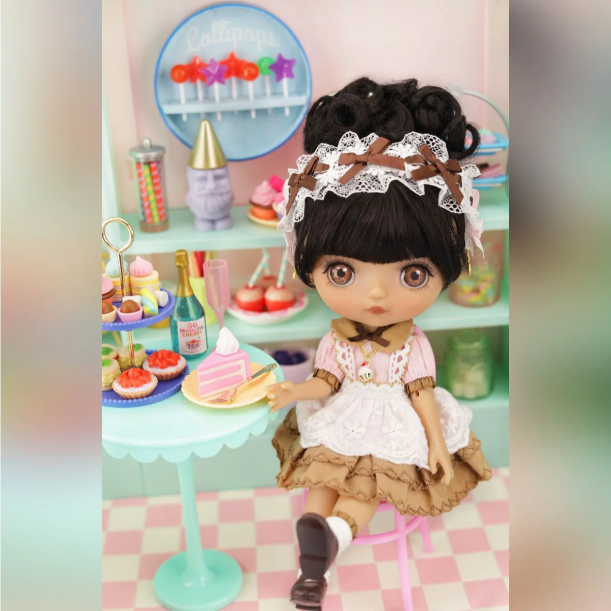 Mori Lolli - Milk Chocolate Café Doll - Image 2