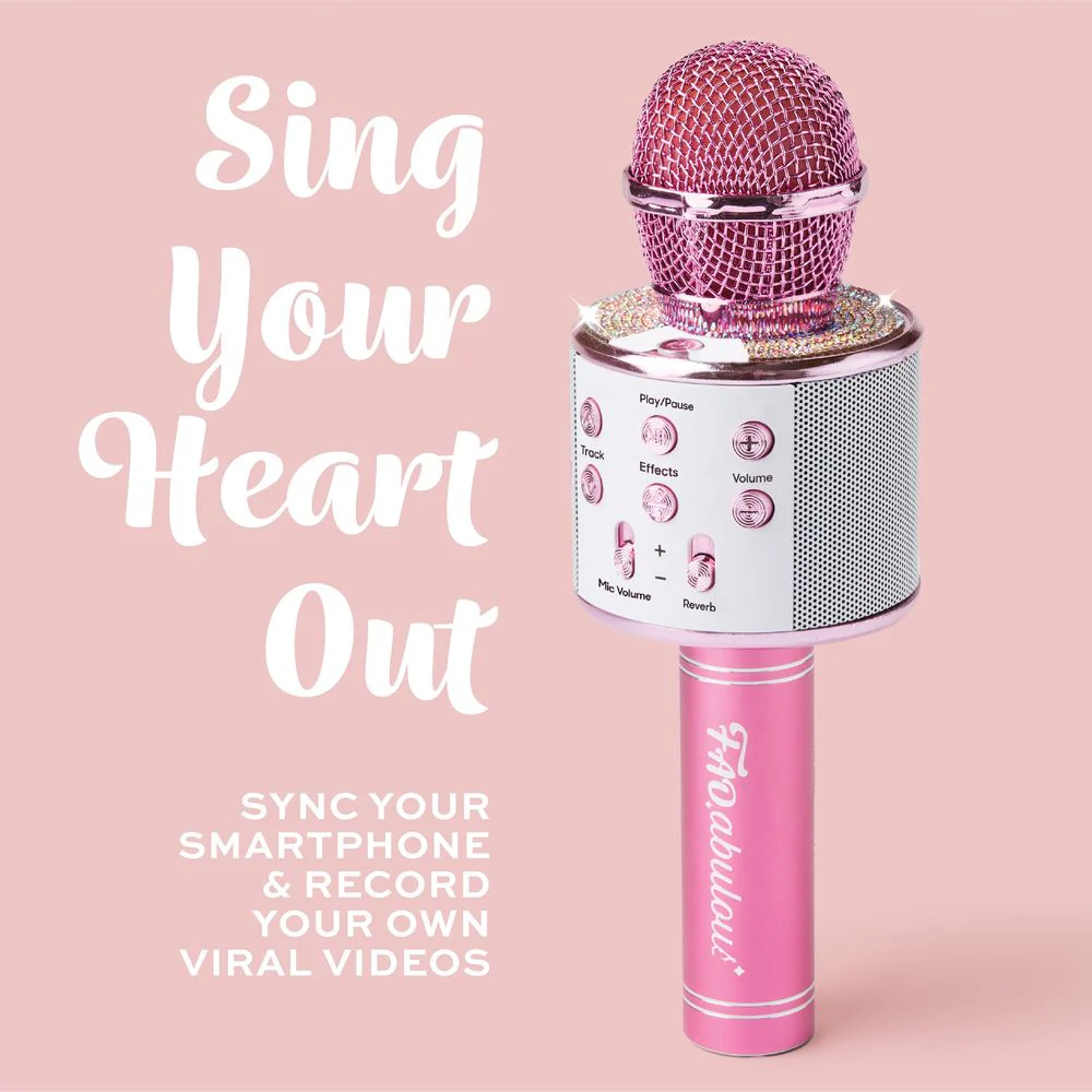Musical Microphone Rhinestone Bluetooth Broadcaster - Image 5