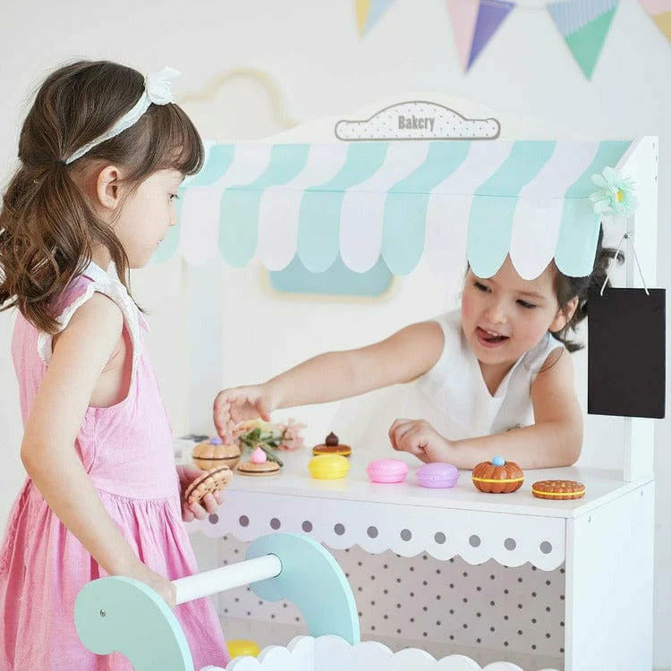 My Dream Bakery Shop Dessert Stand - White/Mint - Image 3