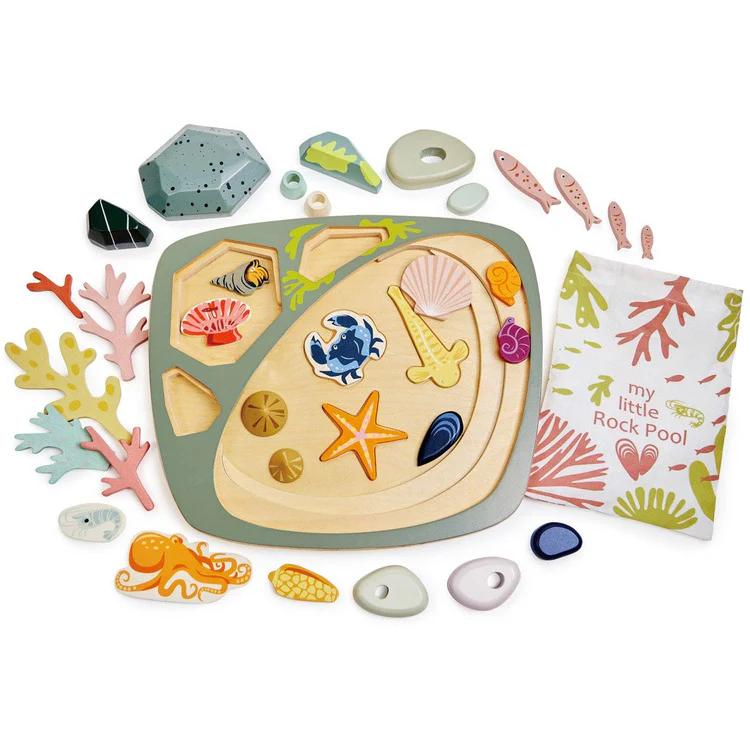 Wooden My Little Rock Pool Activity Toy - Image 2