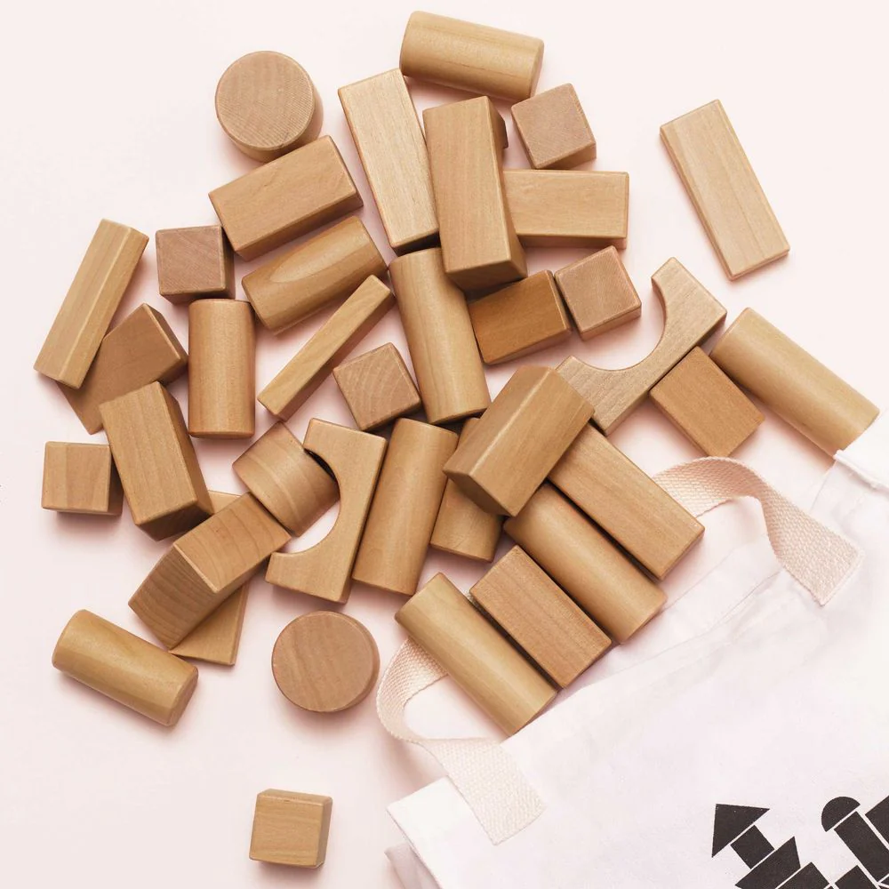 Natural Wood Building Blocks - Image 3
