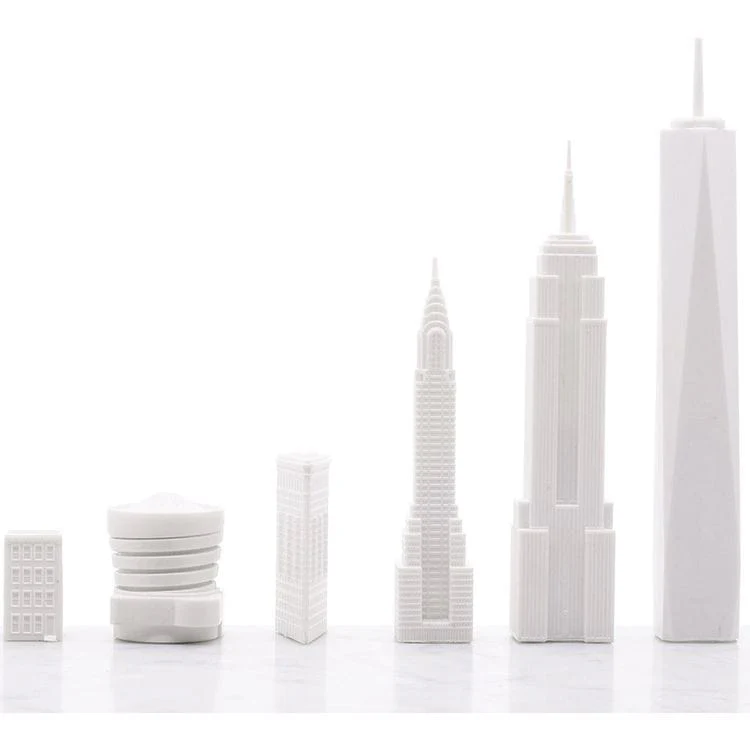 New York City Edition Acrylic Chess Set with Wood Map Board - Image 4