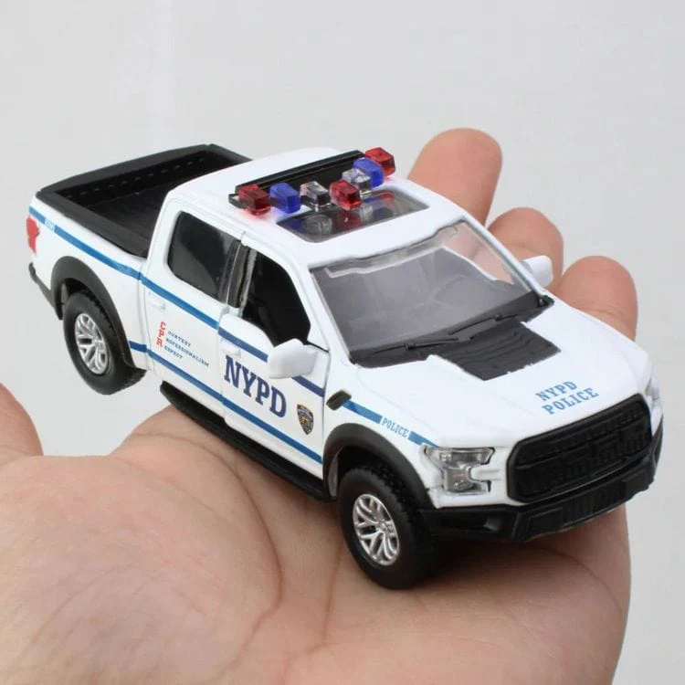 NYPD Die-Cast Metal Pick-Up Truck - Image 2