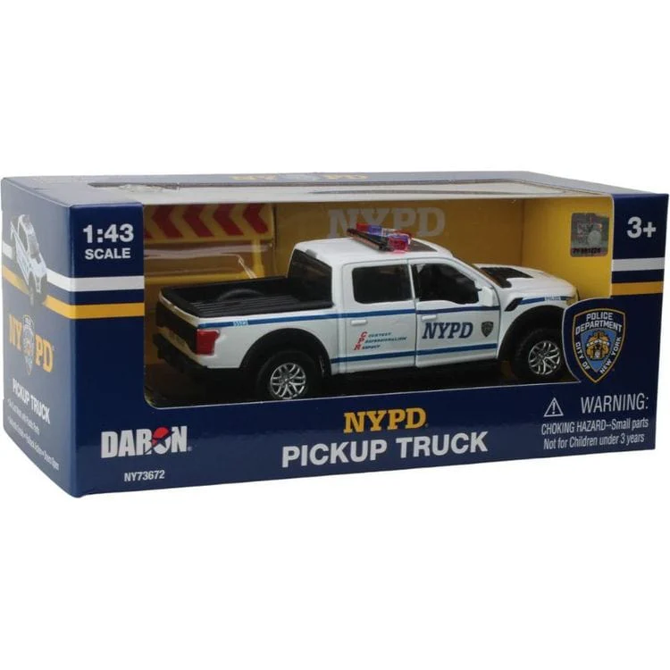 NYPD Die-Cast Metal Pick-Up Truck - Image 5