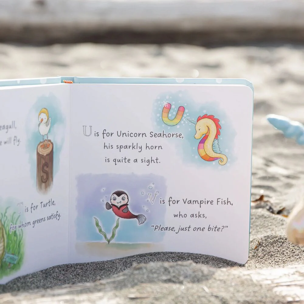 Ocho the Octopus Plush & ABC by the Sea Book Bundle - Image 2