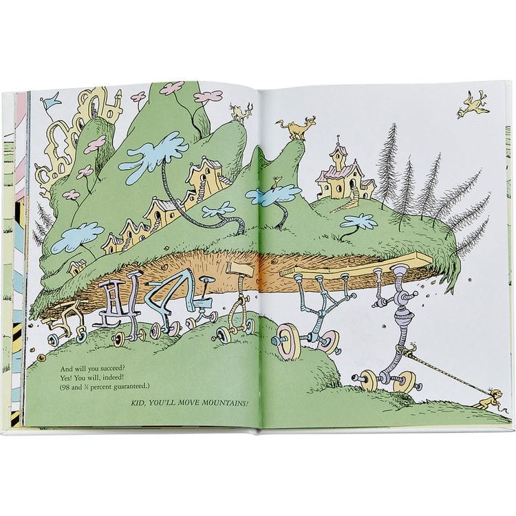 "Oh The Places You'll Go" by Dr. Seuss Leather-Bound Book - Image 4