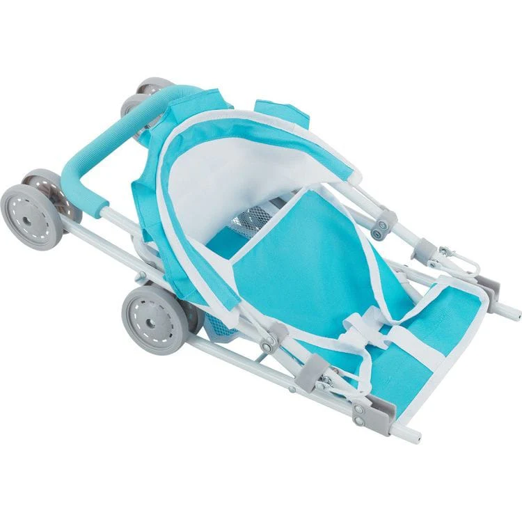 Olivia's Little World Baby Doll 3 Piece Nursery Set - Blue - Image 3