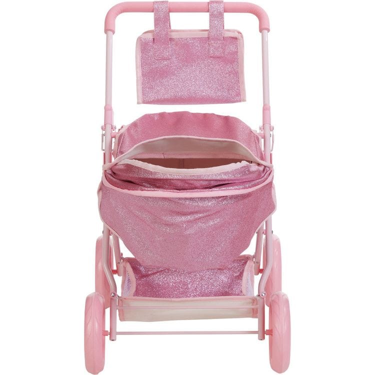 Olivia's Little World Baby Doll Bassinet Pram with Cover - Image 2